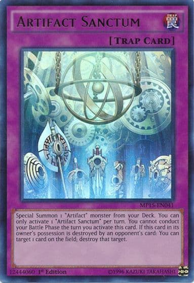 Artifact Sanctum 2015 Mega-Tins Mega Pack Yu-Gi-Oh! card