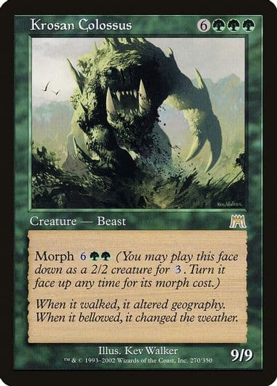 Krosan Colossus Onslaught Magic card