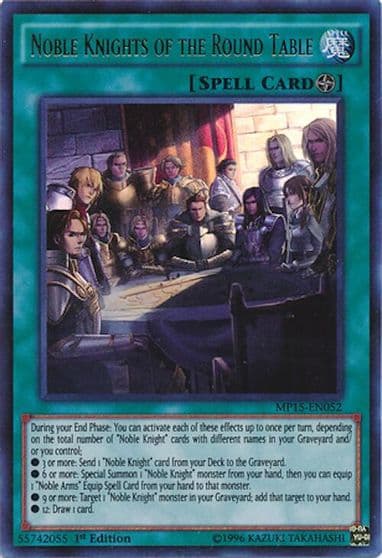 Noble Knights of the Round Table 2015 Mega-Tins Mega Pack Yu-Gi-Oh! card