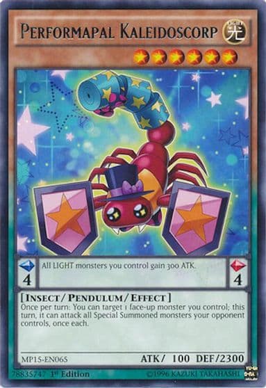 Performapal Kaleidoscorp 2015 Mega-Tins Mega Pack Yu-Gi-Oh! card
