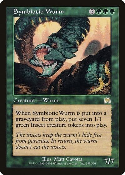 Symbiotic Wurm Onslaught Magic card