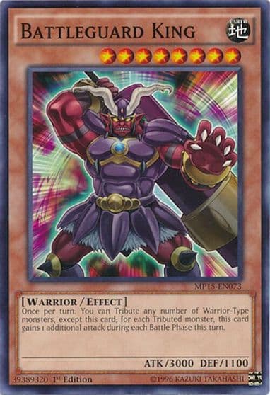 Battleguard King 2015 Mega-Tins Mega Pack Yu-Gi-Oh! card