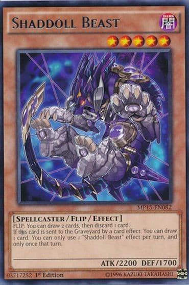 Shaddoll Beast 2015 Mega-Tins Mega Pack Yu-Gi-Oh! card
