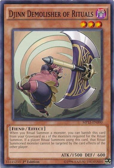 Djinn Demolisher of Rituals 2015 Mega-Tins Mega Pack Yu-Gi-Oh! card
