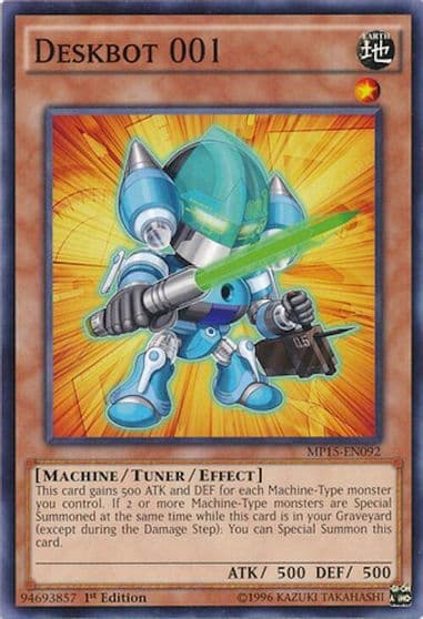Deskbot 001 2015 Mega-Tins Mega Pack Yu-Gi-Oh! card