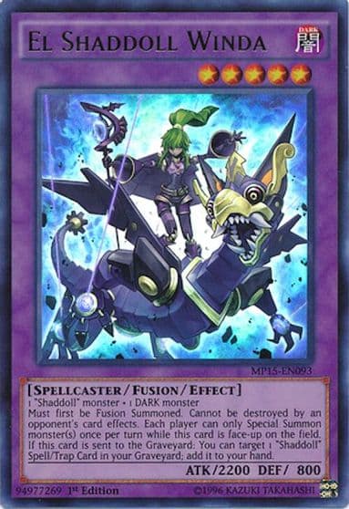 El Shaddoll Winda 2015 Mega-Tins Mega Pack Yu-Gi-Oh! card