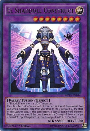 El Shaddoll Construct 2015 Mega-Tins Mega Pack Yu-Gi-Oh! card