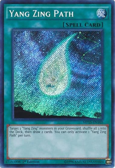 Yang Zing Path 2015 Mega-Tins Mega Pack Yu-Gi-Oh! card