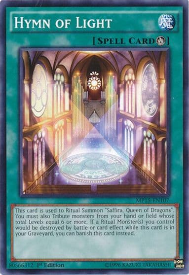 Hymn of Light 2015 Mega-Tins Mega Pack Yu-Gi-Oh! card