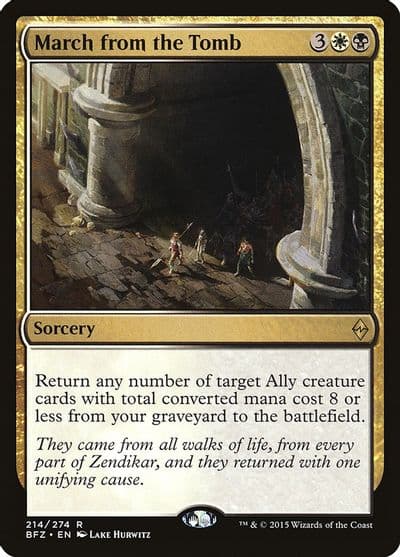 March from the Tomb Battle for Zendikar Magic card