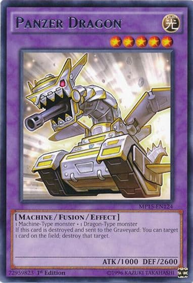 Panzer Dragon 2015 Mega-Tins Mega Pack Yu-Gi-Oh! card