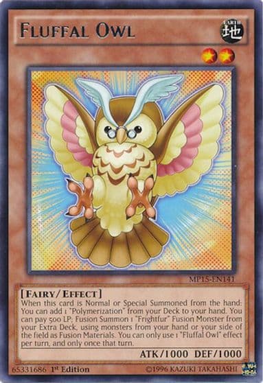 Fluffal Owl 2015 Mega-Tins Mega Pack Yu-Gi-Oh! card