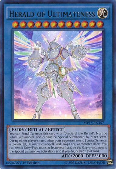 Herald of Ultimateness 2015 Mega-Tins Mega Pack Yu-Gi-Oh! card