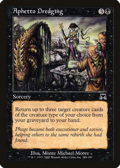 Aphetto Dredging Onslaught Magic card