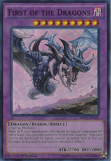 First of the Dragons 2015 Mega-Tins Mega Pack Yu-Gi-Oh! card