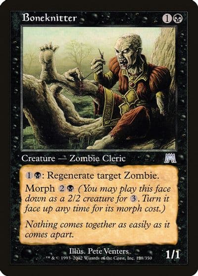 Boneknitter Onslaught Magic card