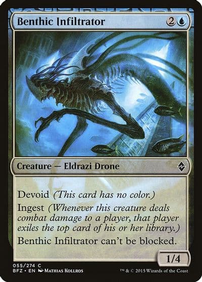 Benthic Infiltrator Battle for Zendikar Magic card