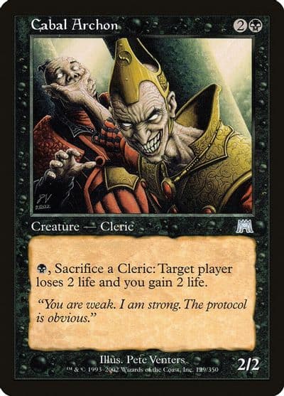 Cabal Archon Onslaught Magic card