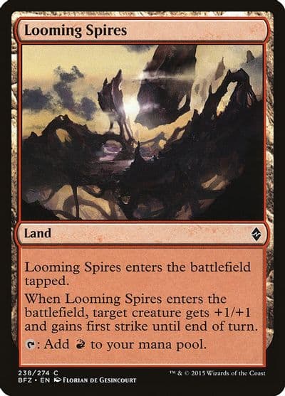 Looming Spires Battle for Zendikar Magic card