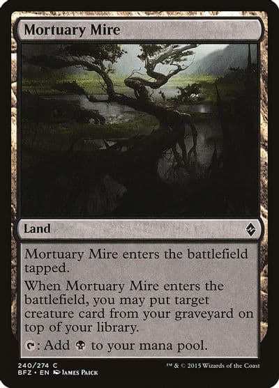 Mortuary Mire Battle for Zendikar Magic card