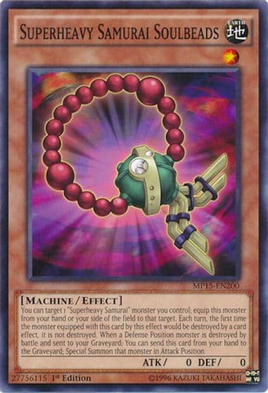 Superheavy Samurai Soulbeads 2015 Mega-Tins Mega Pack Yu-Gi-Oh! card