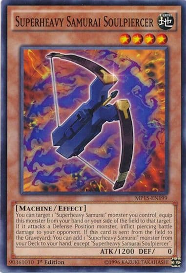 Superheavy Samurai Soulpiercer 2015 Mega-Tins Mega Pack Yu-Gi-Oh! card