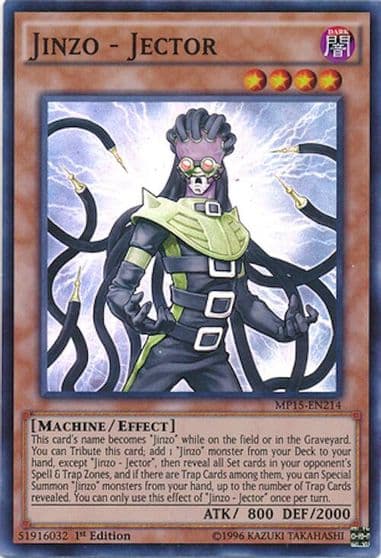 Jinzo Jector 2015 Mega-Tins Mega Pack Yu-Gi-Oh! card