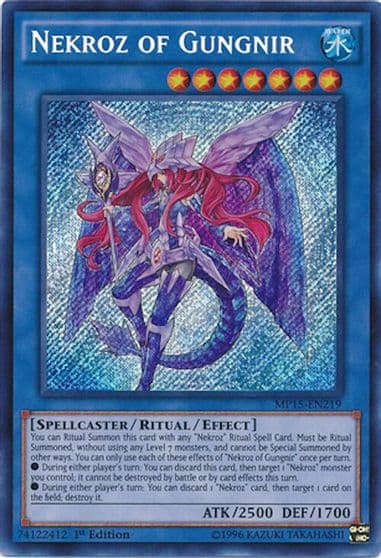 Nekroz of Gungnir 2015 Mega-Tins Mega Pack Yu-Gi-Oh! card