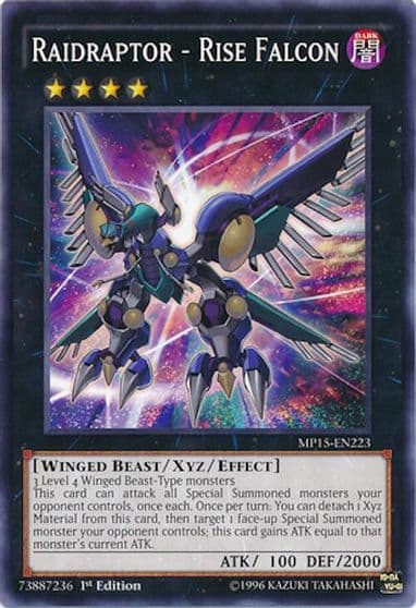 Raidraptor Rise Falcon 2015 Mega-Tins Mega Pack Yu-Gi-Oh! card