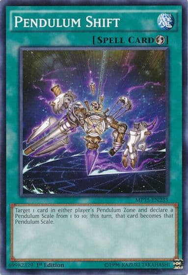 Pendulum Shift 2015 Mega-Tins Mega Pack Yu-Gi-Oh! card