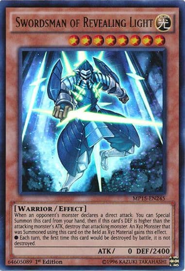 Swordsman of Revealing Light 2015 Mega-Tins Mega Pack Yu-Gi-Oh! card