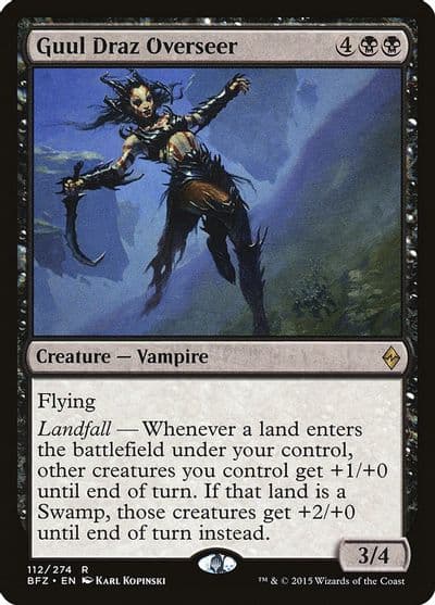 Guul Draz Overseer Battle for Zendikar Magic card