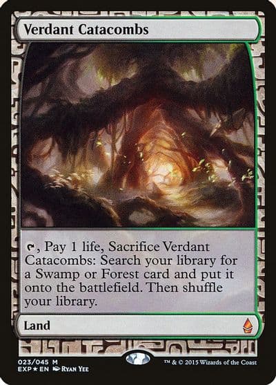 Verdant Catacombs Zendikar Expeditions Magic card
