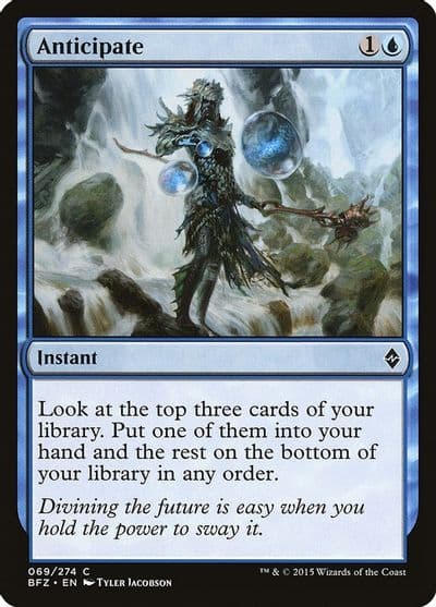 Anticipate Battle for Zendikar Magic card