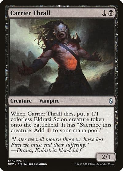 Carrier Thrall Battle for Zendikar Magic card