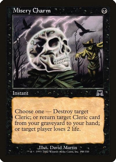Misery Charm Onslaught Magic card