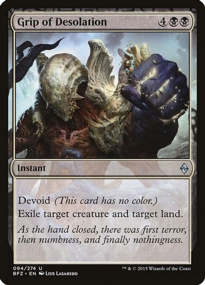 Grip of Desolation Battle for Zendikar Magic card