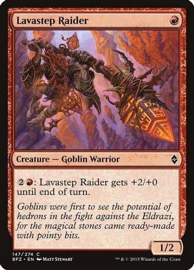 Lavastep Raider Battle for Zendikar Magic card