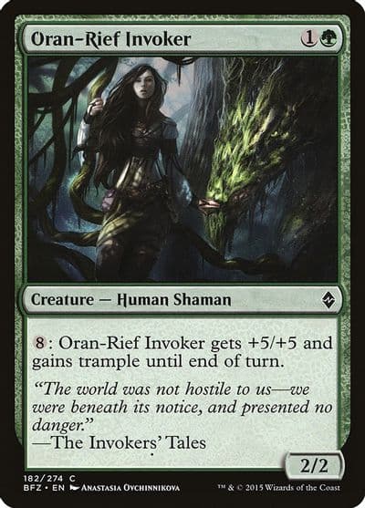 Oran Rief Invoker Battle for Zendikar Magic card