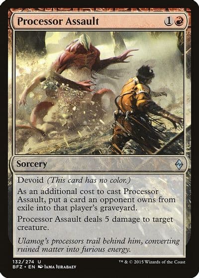 Processor Assault Battle for Zendikar Magic card