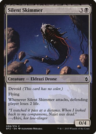 Silent Skimmer Battle for Zendikar Magic card