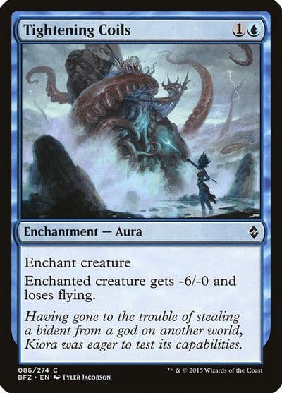 Tightening Coils Battle for Zendikar Magic card