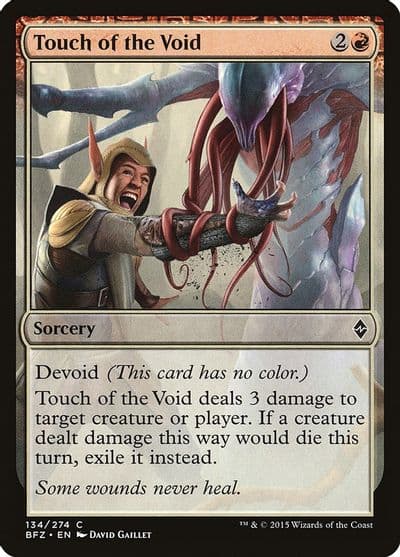 Touch of the Void Battle for Zendikar Magic card