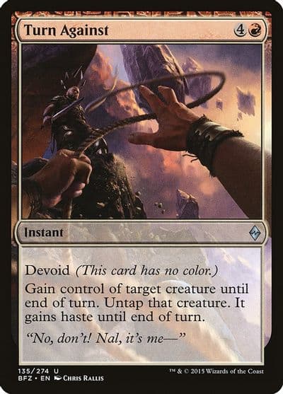 Turn Against Battle for Zendikar Magic card
