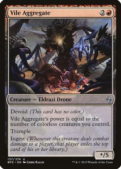 Vile Aggregate Battle for Zendikar Magic card