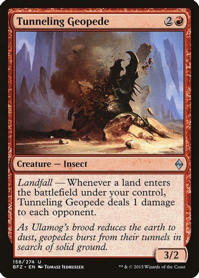 Tunneling Geopede Battle for Zendikar Magic card