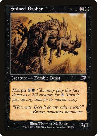 Spined Basher Onslaught Magic card