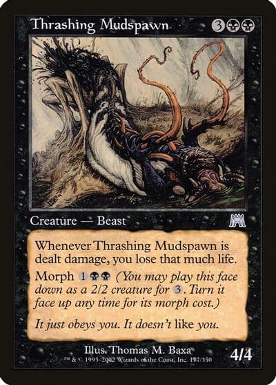 Thrashing Mudspawn Onslaught Magic card