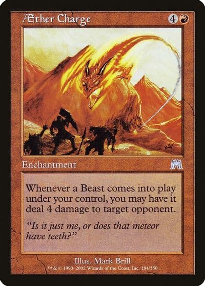 Aether Charge Onslaught Magic card