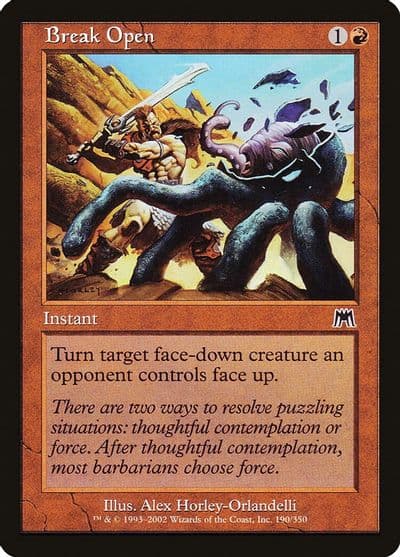 Break Open Onslaught Magic card